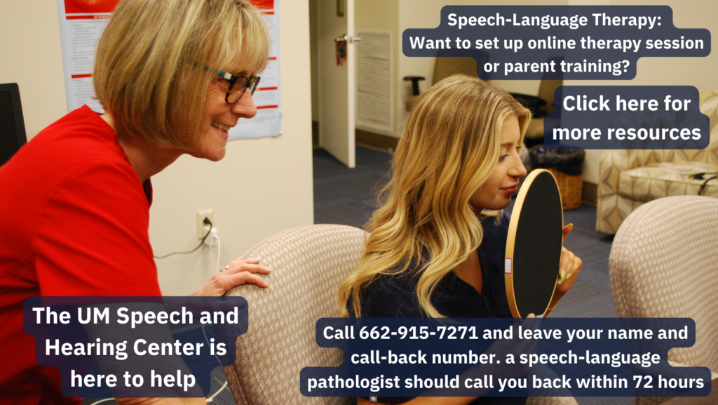 Copy of The Um speech and hearing center is here to help